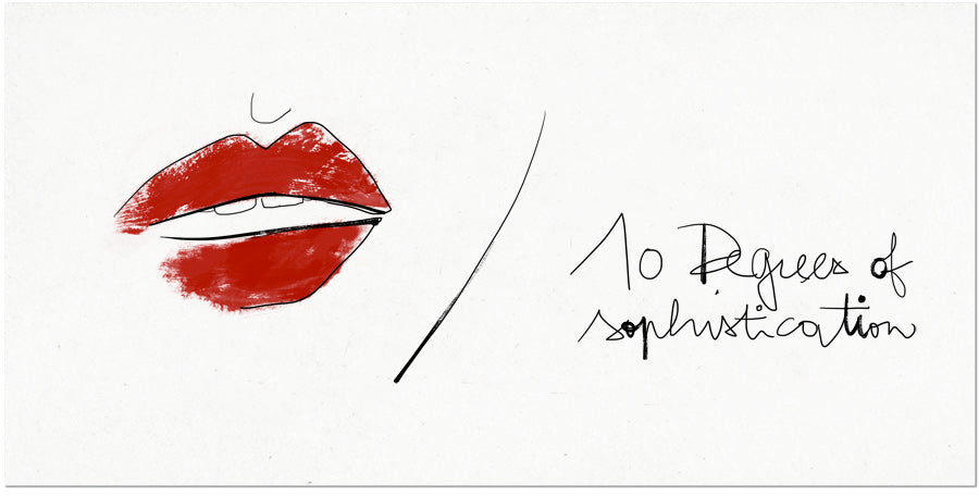 Red Lips Illustration Image