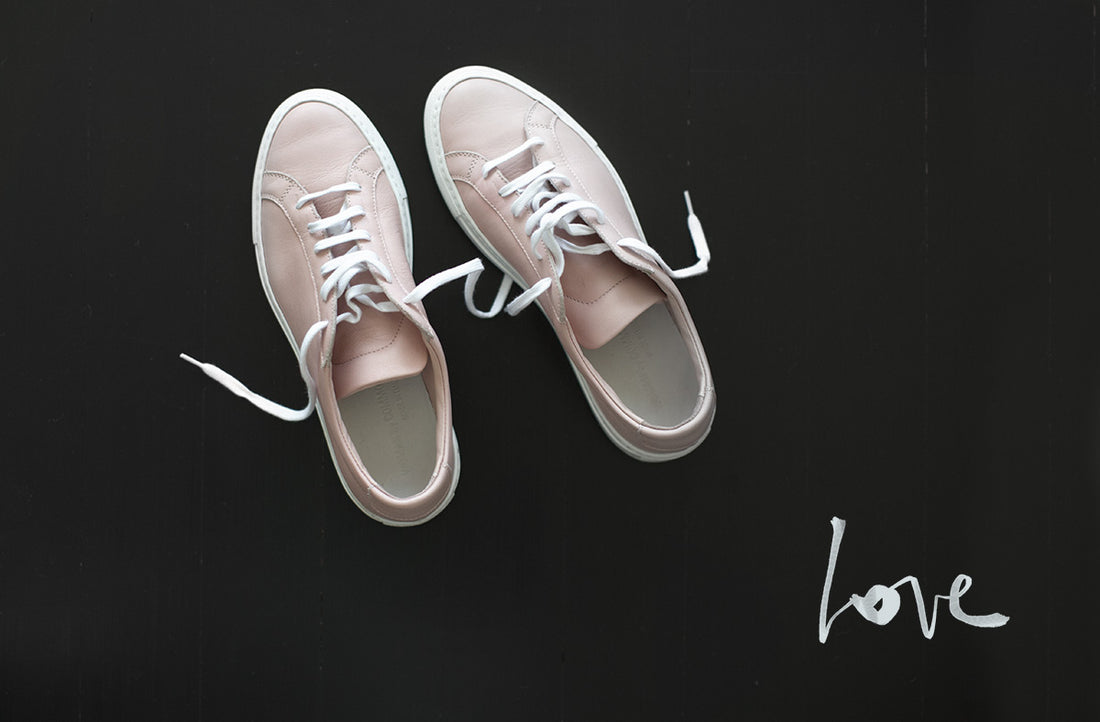 Common Projects Pink Sneaker Photo