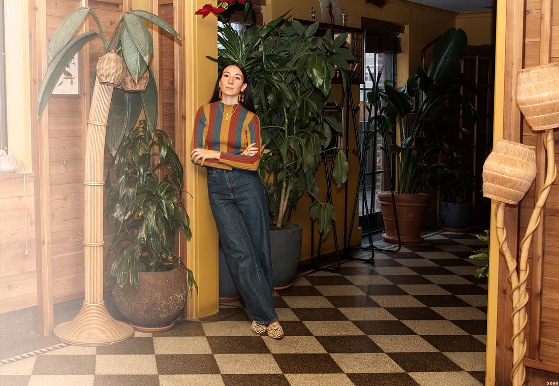 Three Looks with Leonora Arslani
