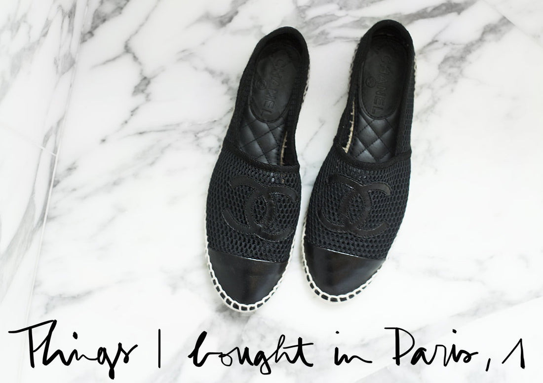 Chanel Black Espadrilles Photo