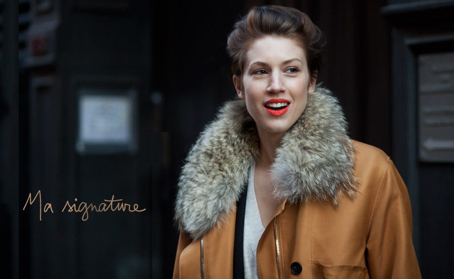 Dianna Lunt Orange Lipstick Photo