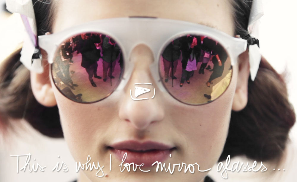 Pardon My French/This is why I love mirror glasses...