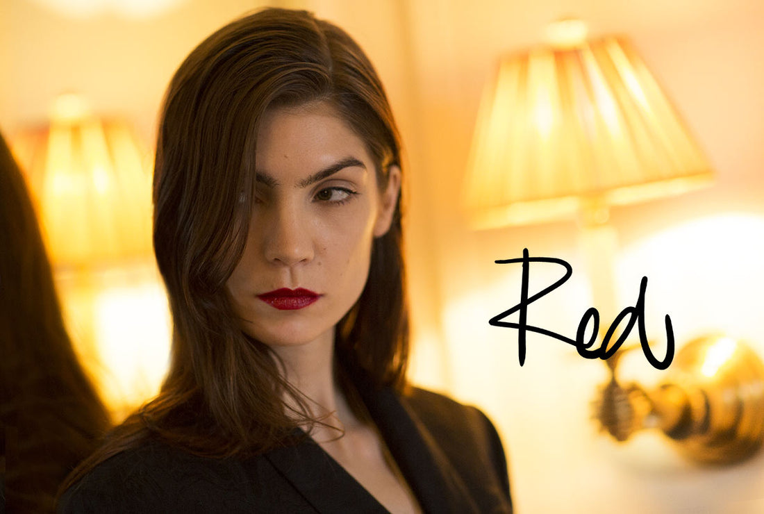 Lara Hemingway Red Lipstick Photo