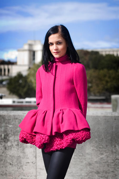 Le rose aux joues