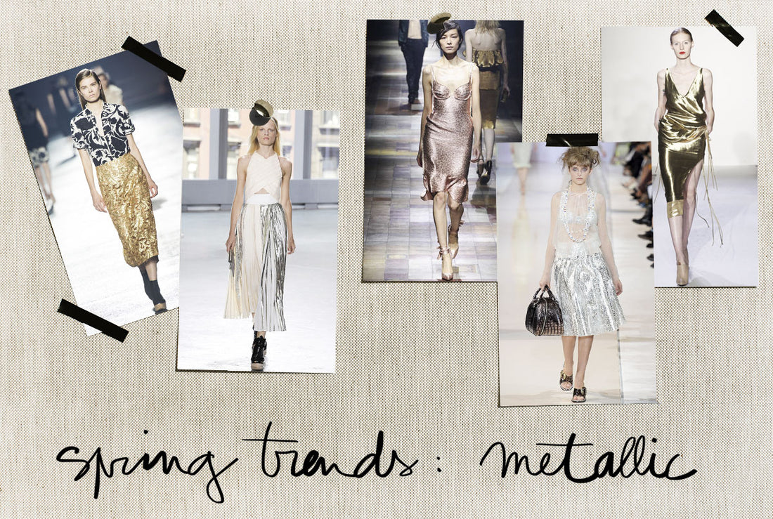 Spring trend metallic photo