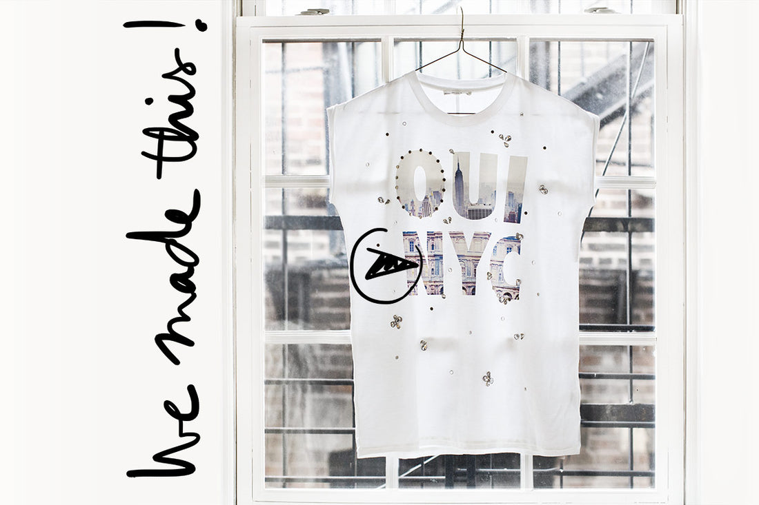 We Made This ! The Embellished Tee...