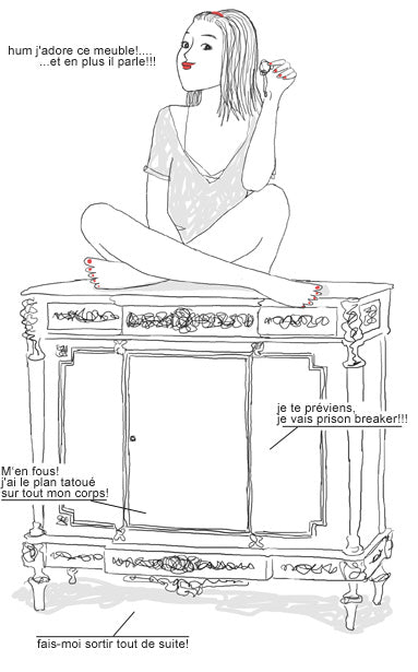 ... sur la commode