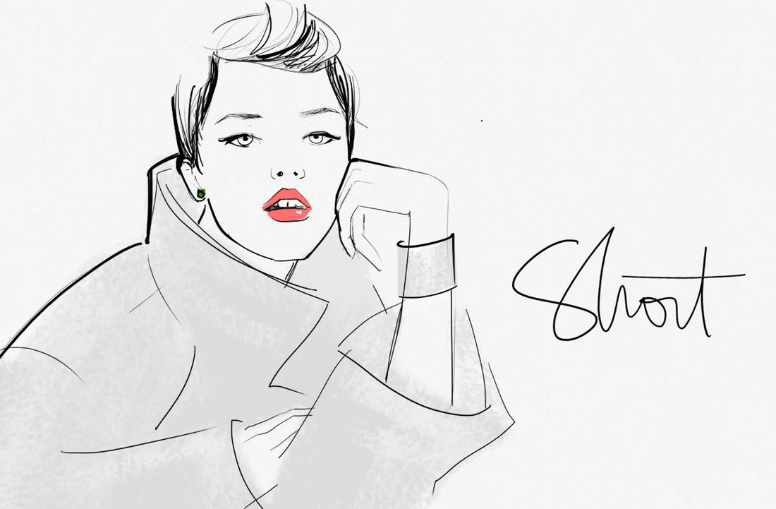 Garance Dore Short Hair Illustration
