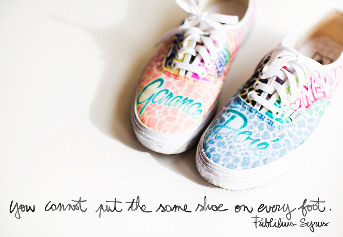 Give / A Pair of Custom Vans
