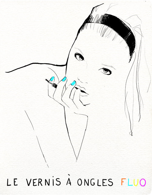 Nail Polish Illustration Image