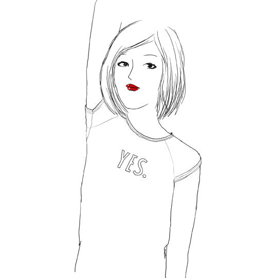 Red Lipstick Illustration Image